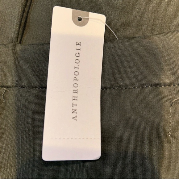 Anthropologie Porridge Seamed Cross Back Moss Green Tank Size Large $70 - Picture 4 of 4